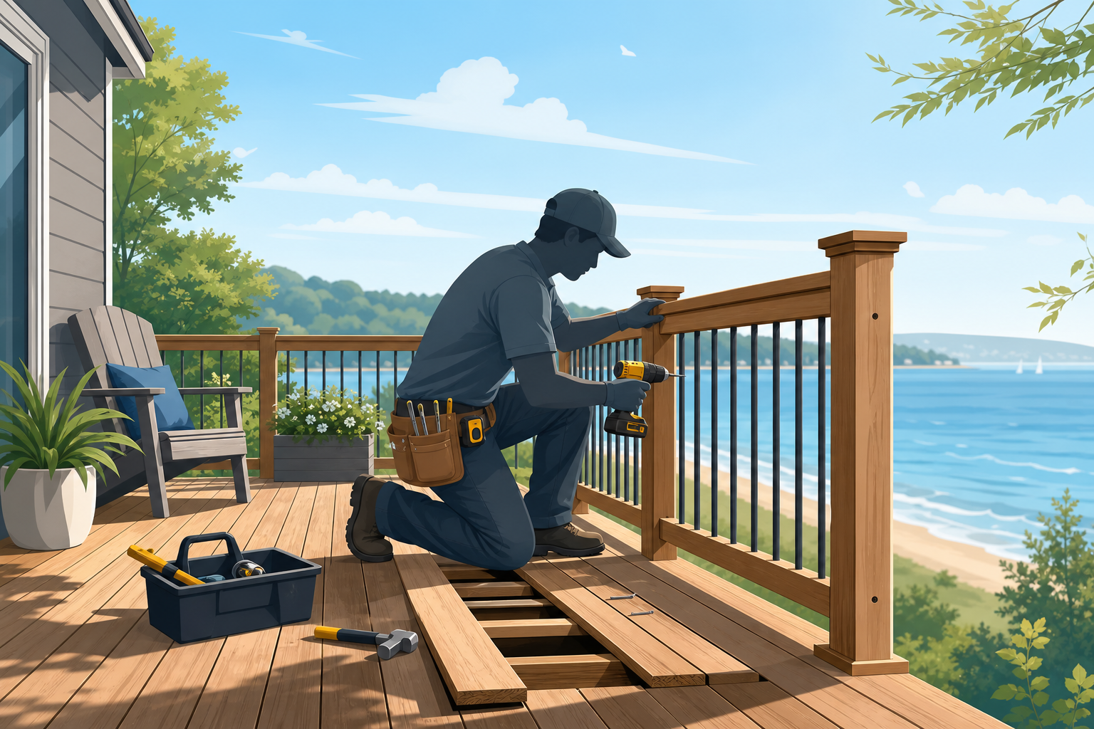 Who Can Repair Loose Deck Boards and Railings in Wasaga Beach?