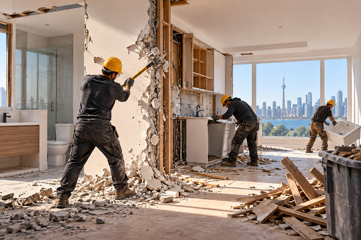 Who Can Remove Interior Walls and Fixtures Before a GTA Renovation?