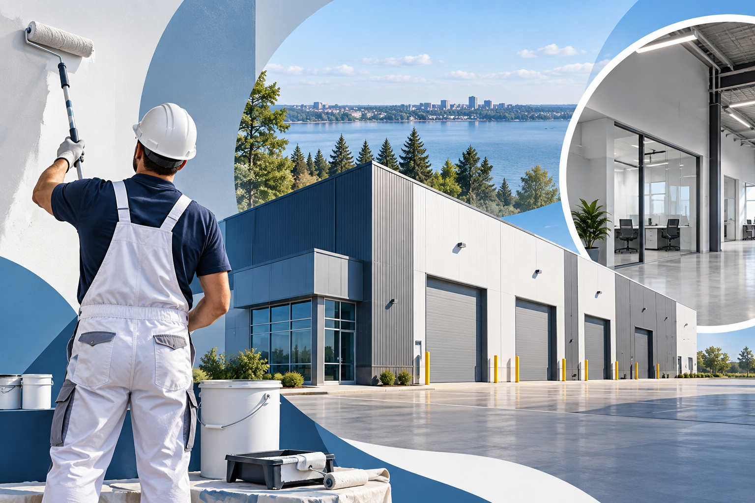 Can You Recommend a Contractor for Painting a Warehouse or Industrial Office Near Barrie?