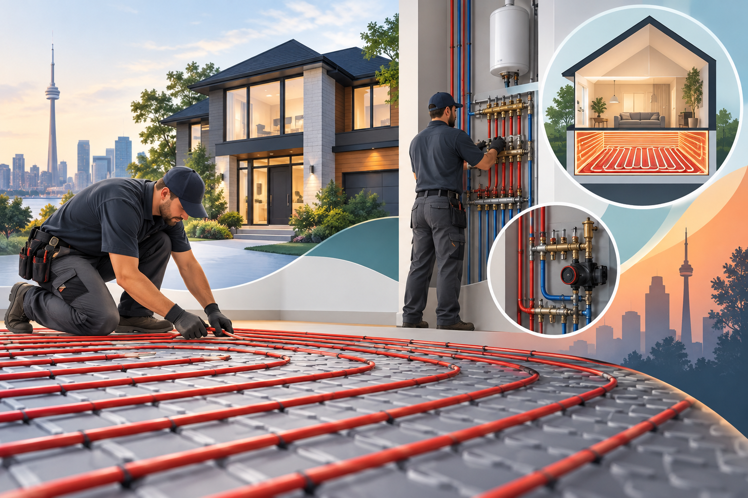 Which Contractors Install Hydronic Radiant Heating Systems for New Homes in Toronto?