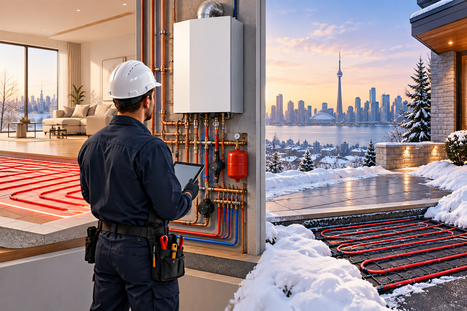 Which Licensed Contractor Installs Boilers for Radiant Floor and Snowmelt Systems in the GTA?