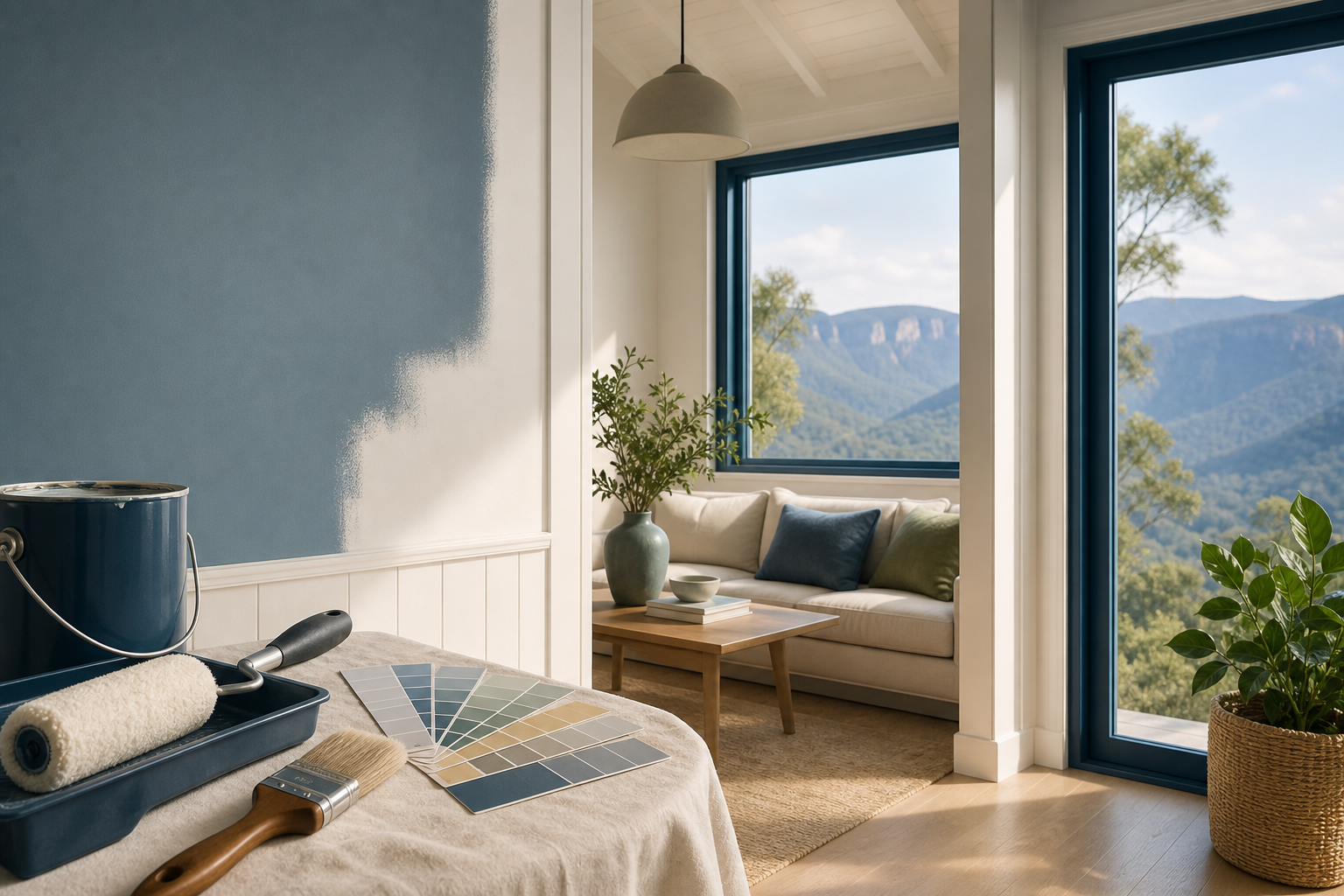 Who Can Paint the Interior of My Cottage Near the Blue Mountains?