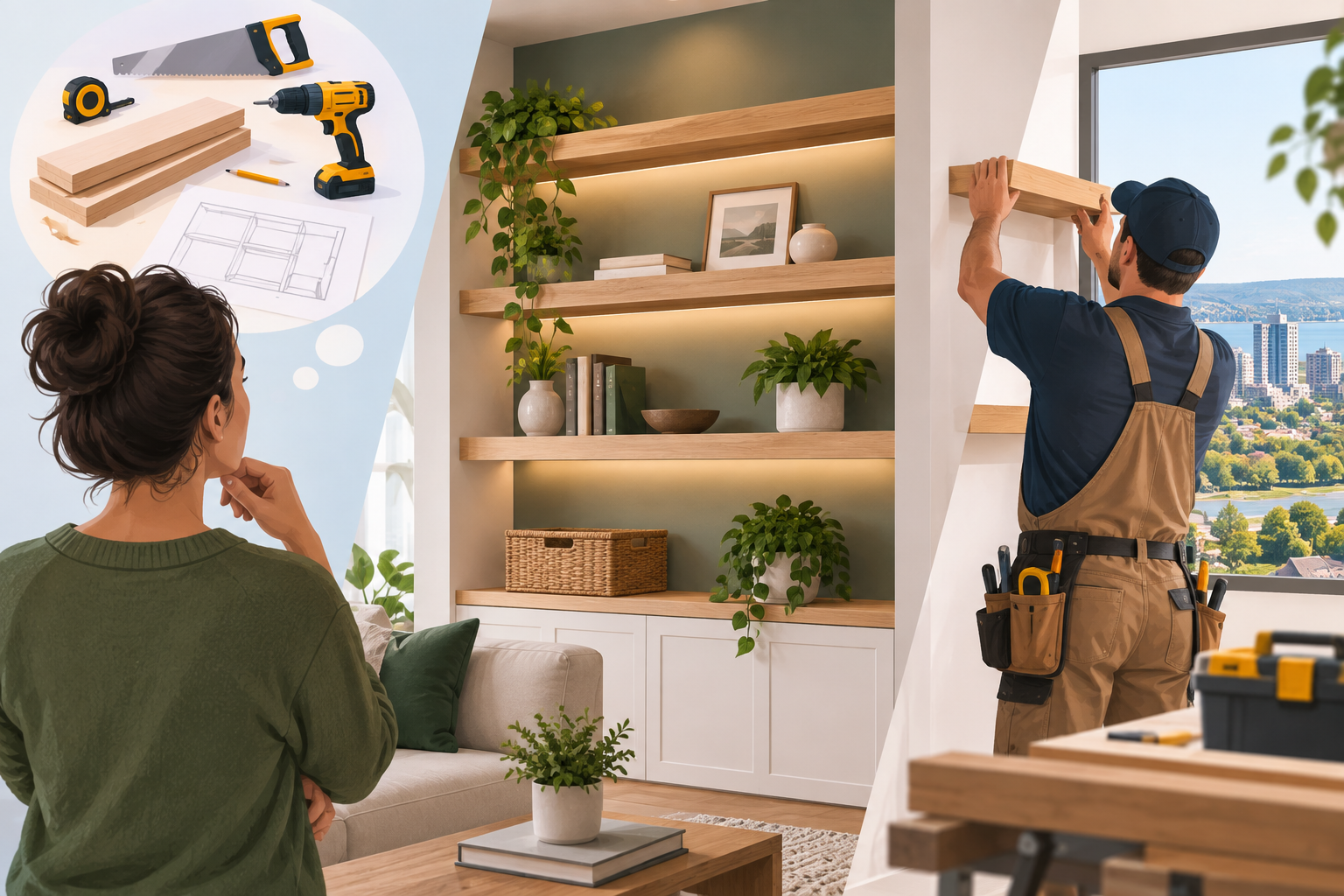Who Should Build and Install Custom Shelving in Hamilton?