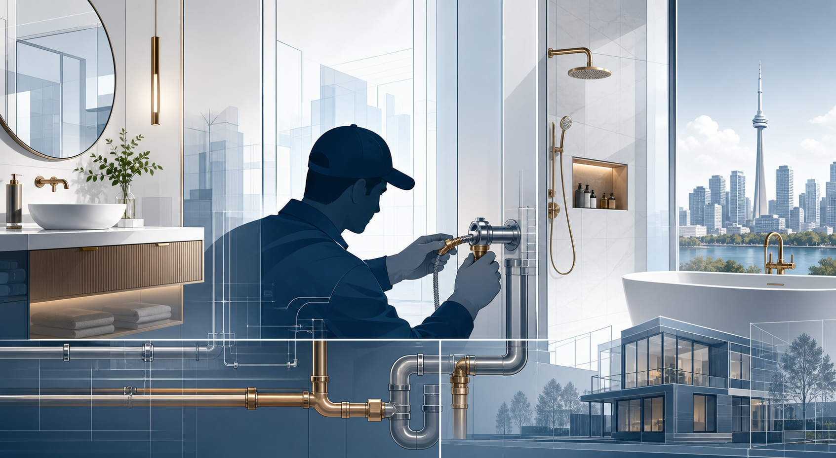 Who Provides Plumbing Fixture Installation and Final Connections for Custom Homes in Toronto?