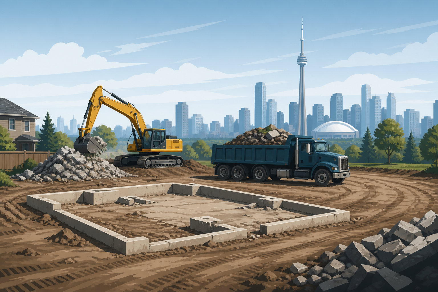 Who Can Clear a Residential Lot After Demolishing a House Near Toronto?