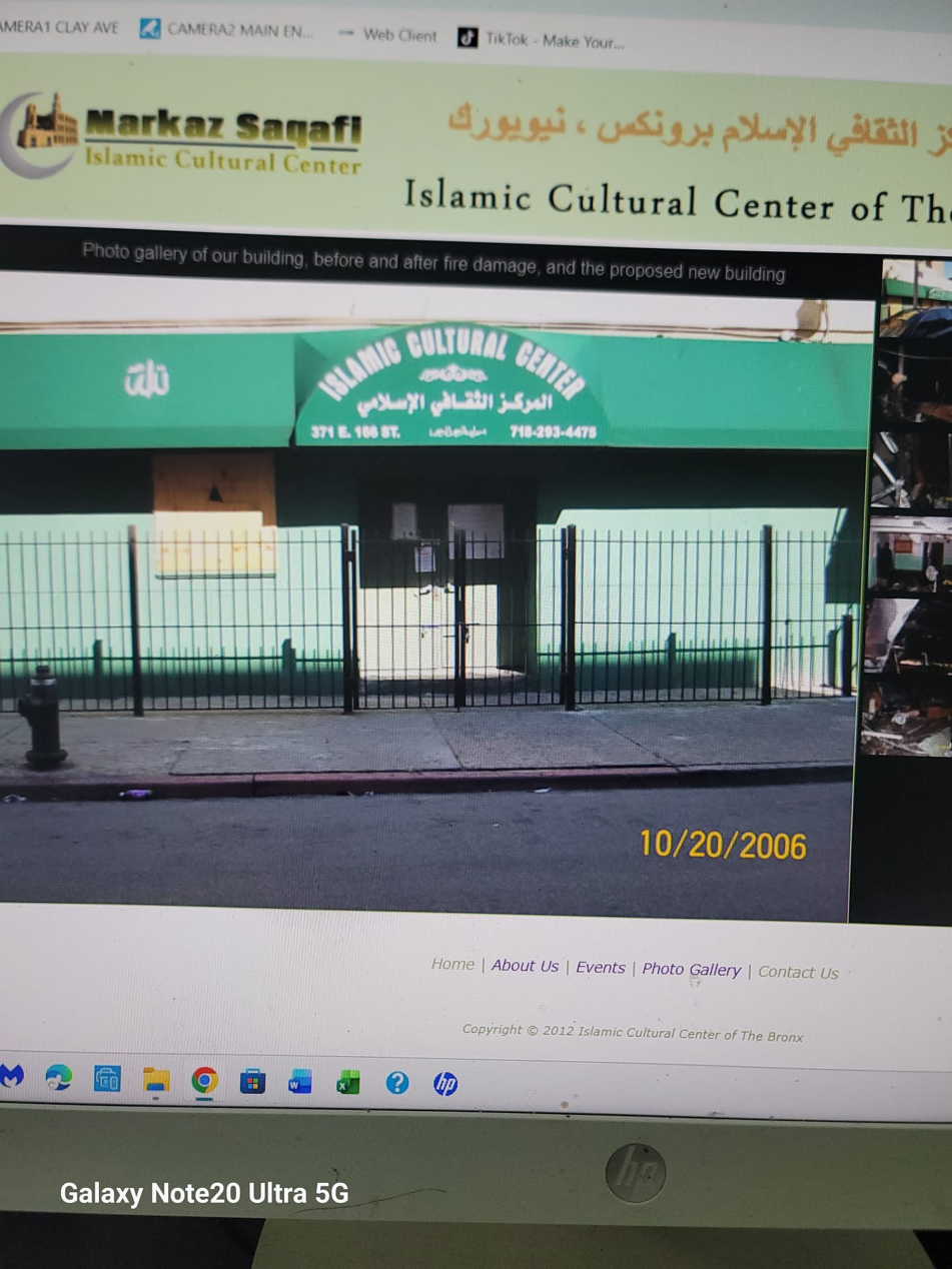 Our original masjid on East 166th Street