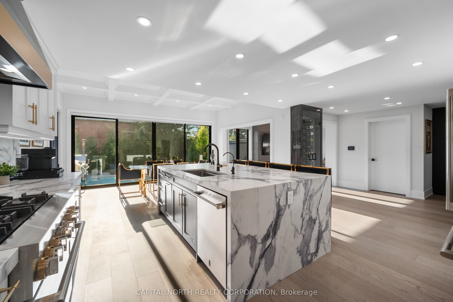 Waterfall Marble Chef’s Kitchen
