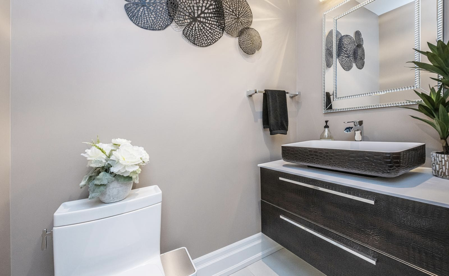 Modern Powder Room Renovation