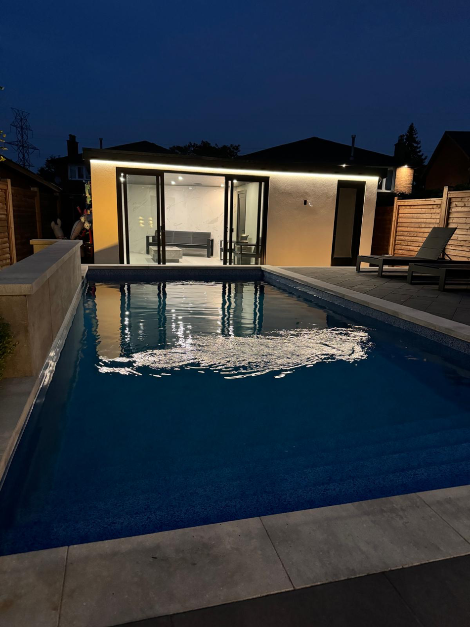 Contemporary Pool House