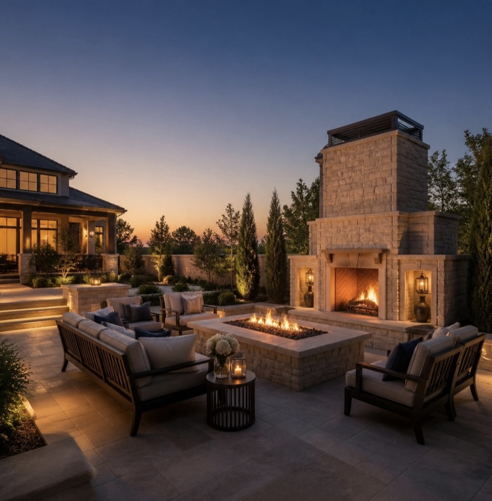 Fireside Patio Retreat